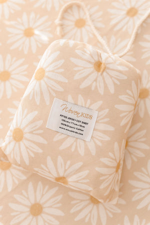Daisy Organic Cotton Cot Sheet
