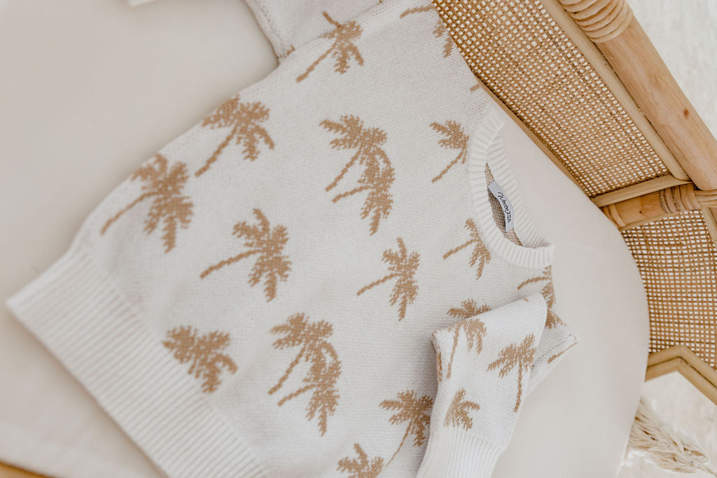 Palm Tree Knit Jumper
