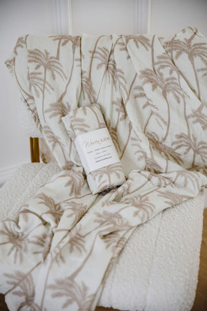 Cotton & Bamboo Swaddle - Palm Springs
