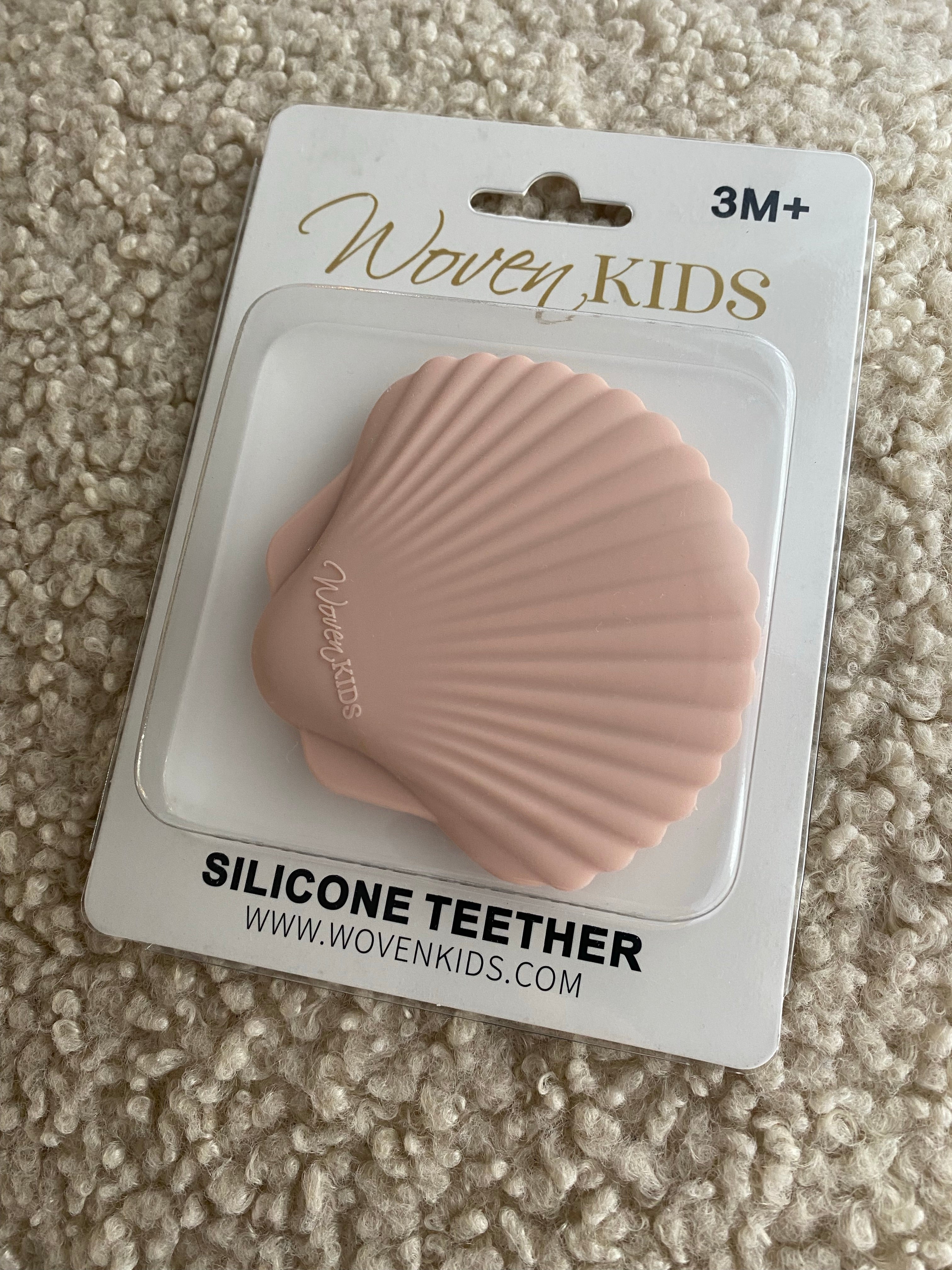 Silicone Teether - Nude Seashell